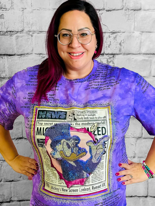 Comic - Motiv Strass - Shirt | Boutique Ware – in großen Größen von CurvyRausch. Stylische Plus Size Fashion für kurvige Frauen.