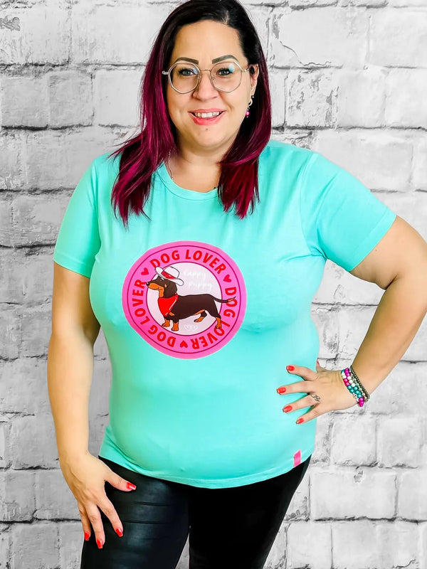 Dog Lover Shirt von Zwillingsherz | Boutique Ware – in großen Größen von CurvyRausch. Stylische Plus Size Fashion für kurvige Frauen.