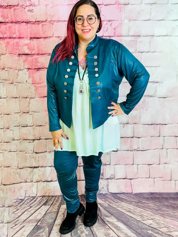 Lederimitat - Leggings von Magna – in großen Größen von CurvyRausch. Stylische Plus Size Fashion für kurvige Frauen.