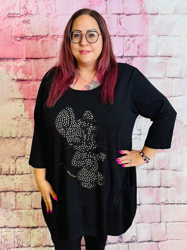 Vincenzo Allocca Tunika – Strass & A - Linie – in großen Größen von CurvyRausch. Stylische Plus Size Fashion für kurvige Frauen.