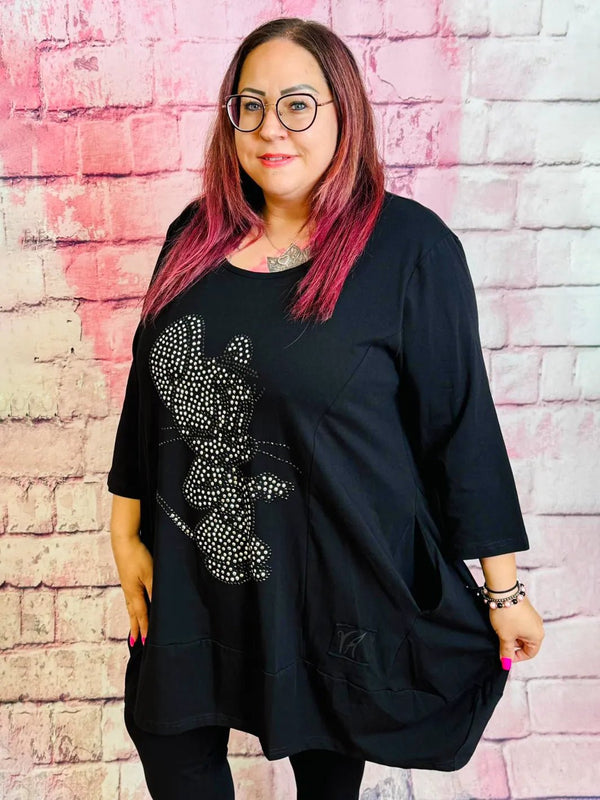 Vincenzo Allocca Tunika – Strass & A - Linie – in großen Größen von CurvyRausch. Stylische Plus Size Fashion für kurvige Frauen.