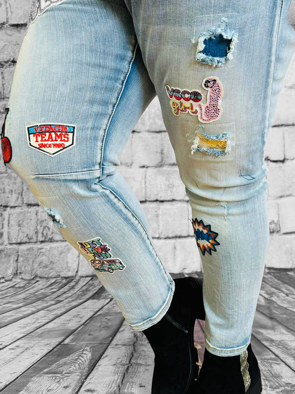 Plus Size Patch - Jeans XL - CurvyRausch - Plus Size Damenmode