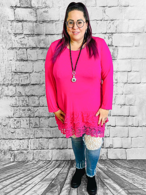 Stretchjeans mit Spitze | Trend - Piece - CurvyRausch - Plus Size Damenmode