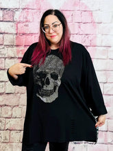 Oberteil mit XXL-Skull & Cutouts