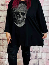 Oberteil mit XXL-Skull & Cutouts