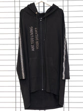 Lange Sweatjacke Skull Engelsflügel