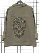 Skull Jacke im Jeansjäckle-Look