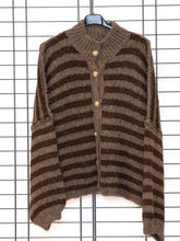 Cozy Kuschelcardigan gestreift