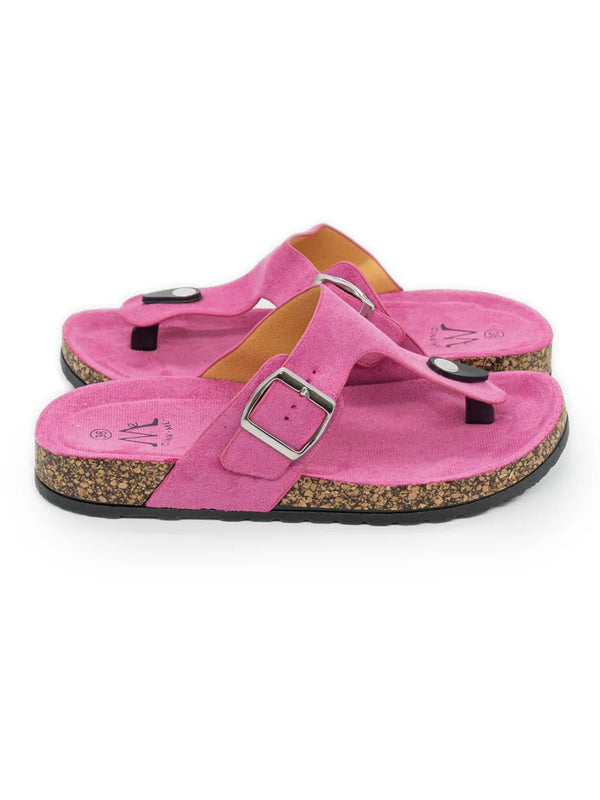 Angesagte Zehensandalen in Candy – zweite Ansicht