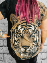 Blusenshirt mit Tiger - Motiv - CurvyRausch - Neuheit - Plus Size Damenmode