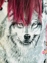 Blusenshirt mit Wolf - Motiv - CurvyRausch - Neuheit - Plus Size Damenmode
