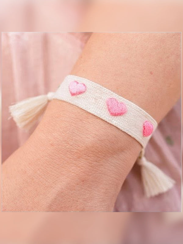 Boho Armband mit Quasten – zweite Ansicht