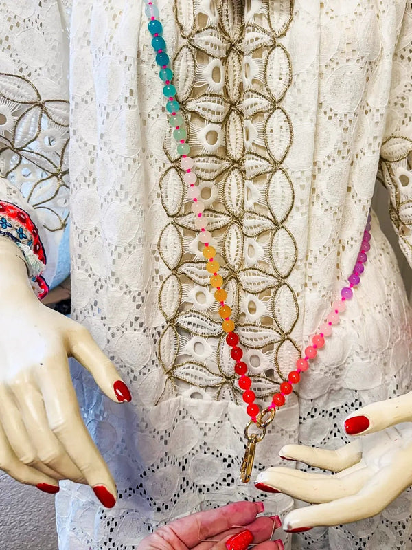 Bunte Handykette – Farbenfrohes Accessoire – zweite Ansicht