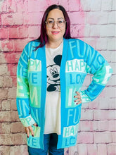 Cardigan Words von Zwillingsherz - CurvyRausch - Neuheit - Plus Size Damenmode