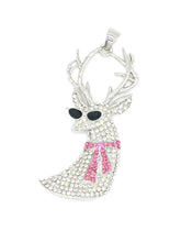 Festliches Varioketten - Set mit glitzerndem Hirschanhänger – in großen Größen von CurvyRausch. Stylische Plus Size Fashion für kurvige Frauen.