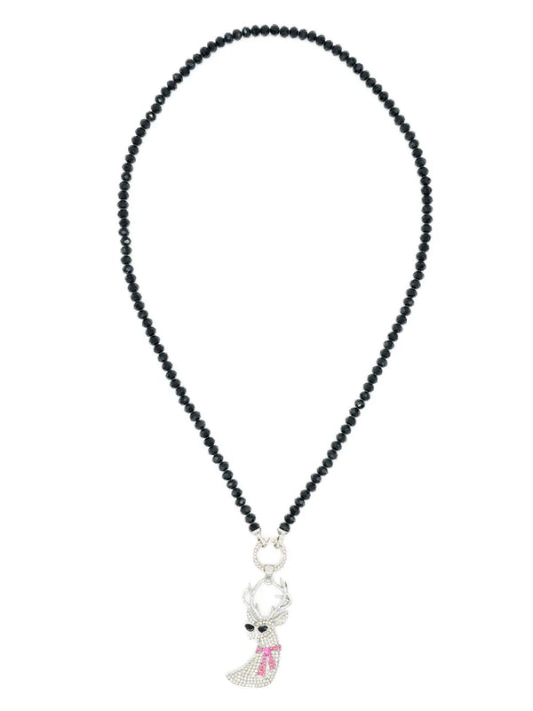 Festliches Varioketten - Set mit glitzerndem Hirschanhänger – in großen Größen von CurvyRausch. Stylische Plus Size Fashion für kurvige Frauen.