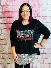 Festliches Vokuhila - Oberteil „Merry Christmas“ - CurvyRausch - Neuheit - Plus Size Damenmode