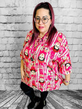 Frida Kahlo Bluse mit Traumfänger - CurvyRausch - Neuheit - Plus Size Damenmode