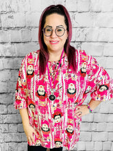 Frida Kahlo Bluse mit Traumfänger - CurvyRausch - Neuheit - Plus Size Damenmode