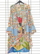 Frida Kahlo Cardigan mit Volant und Taschen - CurvyRausch - Neuheit - Plus Size Damenmode