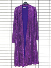 Glitzernder Pailletten - Longcardigan - CurvyRausch - Neuheit - Plus Size Damenmode