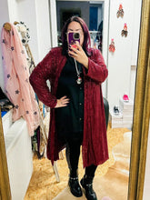 Glitzernder Pailletten - Longcardigan - CurvyRausch - Neuheit - Plus Size Damenmode