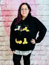 Hoodie mit Cartoon - Print - CurvyRausch - Neuheit - Plus Size Damenmode