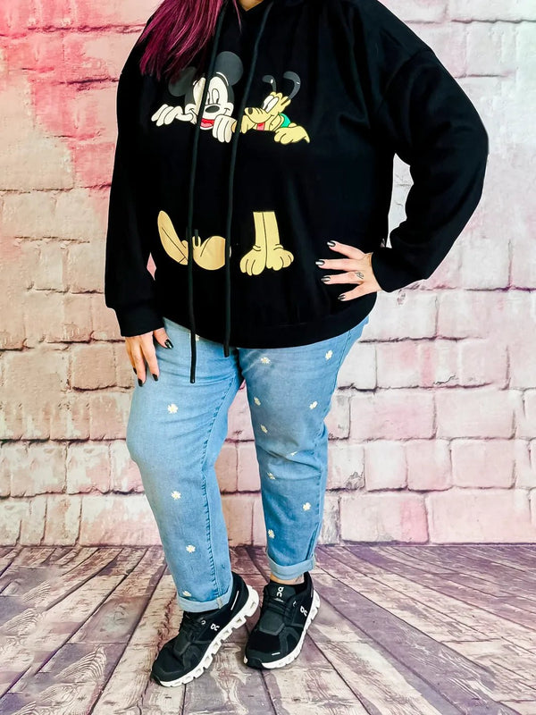 Jeans mit Gänseblümchen – zweite Ansicht