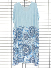 Kleidchen mit Mandala - Print und Lochbesatz - CurvyRausch - Neuheit - Plus Size Damenmode