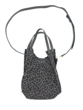 Leo - Shopper Grau Schwarz – Echtleder Tasche – in großen Größen von CurvyRausch. Stylische Plus Size Fashion für kurvige Frauen.