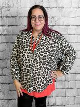 Leoparden - Musselin Hemd – Stilvolles Must - Have - CurvyRausch - Neuheit - Plus Size Damenmode