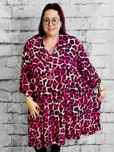 Leotunikakleid mit charmantem Volant - CurvyRausch - Neuheit - Plus Size Damenmode