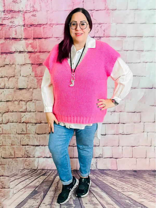 Mom-Jeans mit Strass – zweite Ansicht