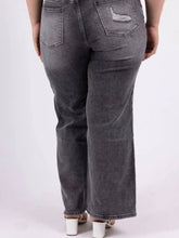 Monday Premium Jeans – Destroy Look in Anthrazit – in großen Größen von CurvyRausch. Stylische Plus Size Fashion für kurvige Frauen.