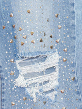 Monday Premium Jeans mit Herz - Nieten & Strass – in großen Größen von CurvyRausch. Stylische Plus Size Fashion für kurvige Frauen.