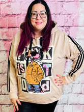 Oversize Hoodie mit Strass & Streifen – in großen Größen von CurvyRausch. Stylische Plus Size Fashion für kurvige Frauen.