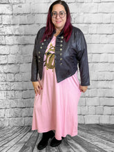 Rock'n'Roll Kleid in rosa - CurvyRausch - Neuheit - Plus Size Damenmode