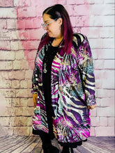 Samtcardigan von Magna - CurvyRausch - Neuheit - Plus Size Damenmode