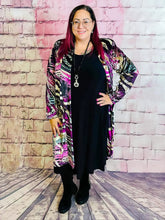 Samtcardigan von Magna - CurvyRausch - Neuheit - Plus Size Damenmode