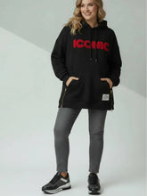 Schwarze Plateau Sneaker mit Metallic - Akzenten – in großen Größen von CurvyRausch. Stylische Plus Size Fashion für kurvige Frauen.