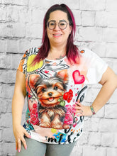 Shirt mit Yorkshire Terrier Motiv - CurvyRausch - Neuheit - Plus Size Damenmode