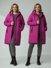 Steppmantel Sinne mit Kapuze – in großen Größen von CurvyRausch. Stylische Plus Size Fashion für kurvige Frauen.