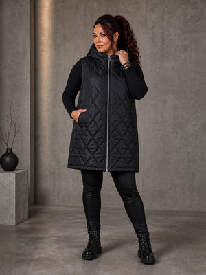 Steppweste Heart Hunter mit XL Tiger Strass