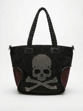 Strass Shopper XXL mit Leoprint – Große Umhängetasche – in großen Größen von CurvyRausch. Stylische Plus Size Fashion für kurvige Frauen.