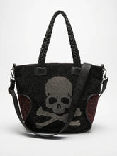 Strass Shopper XXL mit Leoprint – Große Umhängetasche – in großen Größen von CurvyRausch. Stylische Plus Size Fashion für kurvige Frauen.