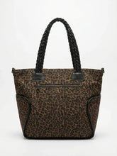 Strass Shopper XXL mit Leoprint – Große Umhängetasche – in großen Größen von CurvyRausch. Stylische Plus Size Fashion für kurvige Frauen.