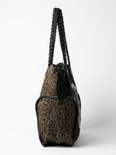 Strass Shopper XXL mit Leoprint – Große Umhängetasche – in großen Größen von CurvyRausch. Stylische Plus Size Fashion für kurvige Frauen.