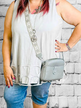 Umhängetasche mit Stickerei - Träger - CurvyRausch - Plus Size Damenmode