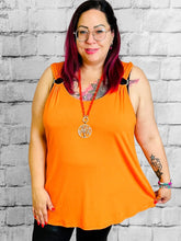 Uni - Top mit Dekorring - CurvyRausch - Neuheit - Plus Size Damenmode