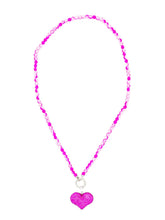 Variokette Herz Pink – Strass & Glitzer – in großen Größen von CurvyRausch. Stylische Plus Size Fashion für kurvige Frauen.